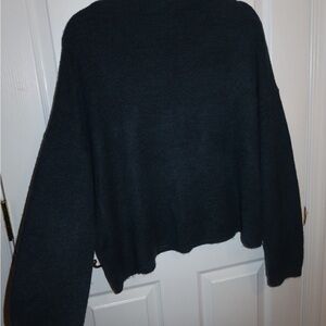 Silence + Noise Dark teal Turtleneck Sweater